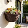 thumbnail image 6 of chaungfeng Decorative Hanging Plant Pot for Outdoor, Coffee, 6 of 6