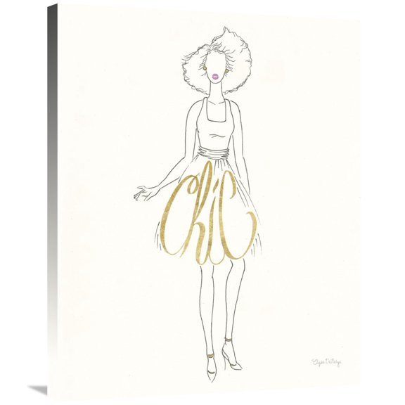 Global Gallery's 'Stylish Sayings II' By Elyse DeNeige Stretched Canvas Wall Art