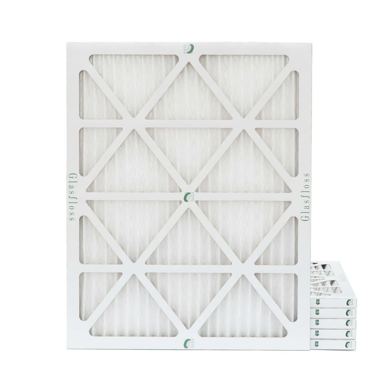 Glasfloss ZL 14x20x1 MERV 10 Pleated AC Furnace Air Filters. 6 PACK. Actual  Size: 13-1/2 x 19-1/2 x 7/8 