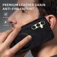 thumbnail image 6 of Allytechgroup Magnetic for Samsung Galaxy A16 5G Case, Compatible with MagSafe Support Magnetic Car Phone Mount PU Leather Slim Phone Case for Women Men for Samsung Galaxy A16 5G, Black, 6 of 8