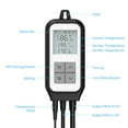 thumbnail image 3 of Intelligent Temperature Control Socket Digital Display WIFI Temperature Sensor Thermostat Dual Relay Thermometer for Brewing Breeding Reptiles Hatching Heat Mat, 3 of 8