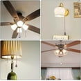 thumbnail image 5 of 6 Style Bronze Ceiling Fan Pull Chain Extender Fan Bulb Charm Pendant Adjustable Decorative Extension Connector Ball Bead Cord Replacement Hanging Ornaments for Lighting Lamp Decor, 5 of 9