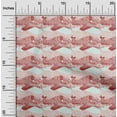 thumbnail image 1 of oneOone Cotton Cambric Light Red Fabric Snake & Crocodile Animal Skin Diy Clothing Quilting Fabric Print Fabric By Yard 56 Inch Wide, 1 of 4