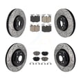 thumbnail image 1 of Transit Auto Front Rear Disc Brake Rotors and Ceramic Pads Kit (6Pc) for Car BMW iX 640i xDrive Gran Turismo with 345mm Diameter Rotor KDC-101129, 1 of 11