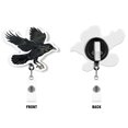 thumbnail image 2 of WIRESTER Set 2pcs Design Acrylic Key Card Holder Belt Clip Reel Id Badge Retractable - Raven Crow (S3) & Raven Crow (S5), 2 of 6