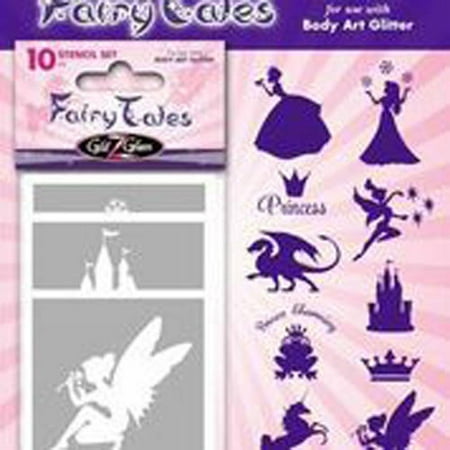 Fairy Tales Tattoo Stencil Set - Walmart.com
