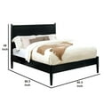 thumbnail image 5 of Wooden Eastern King Size Bed with Panel Headboard Black - Saltoro Sherpi, 5 of 5
