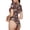 To The Best Mom, variant on To The Best Mom Womens One Piece Swimsuits Modest Tummy Control Bathing Suits Lace Up Slimming Swim Suit-Small