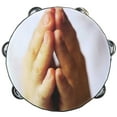 thumbnail image 1 of Hand-Held Tambourine, Stainless Steel Portable Tambourine, Premium For Entertainment Relax, 1 of 8