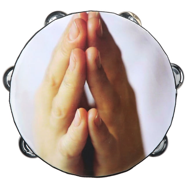 Hand-Held Tambourine, Stainless Steel Portable Tambourine, Premium For Entertainment Relax