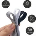 thumbnail image 6 of 30 Yards Flat Drawstring Cord White Draw String Replacement Rope Ribbon Soft Polyester Cords Knit Roll for Sweatpants Garment Accessories Drawcord Replacements 0.39" DIY, 6 of 8