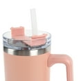 thumbnail image 3 of New View Gifts 30 oz Tumbler Mug with Lid and Straw, Reusable Insulated Mug with Handle, Stainless Steel Tumbler for Iced & Hot Beverages, Blush Pink, 3 of 6