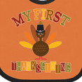 thumbnail image 4 of Inktastic My First Thanksgiving Day Turkey Boys or Girls Baby Bib, 4 of 4