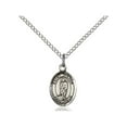 thumbnail image 1 of Sterling Silver St. Victor of Marseilles Pendant 1/2 x 1/4 inches with Sterling Silver Lite Curb Chain, 1 of 1
