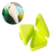 2 PCS Omnie Lunch Box for Kids Lunchbox Seaweed Rice Ball Boxes Mold Triangle