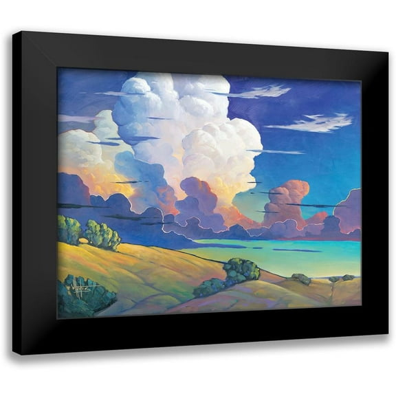 Hawkins, William 14x12 Black Modern Framed Museum Art Print Titled - Veridico