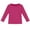 Hot Pink-XXL, variant on Kids Ribbed T Shirt Long Sleeve Stretch Crew Neck Slim Fit Base Layer Army Green 9 Y-10 Y