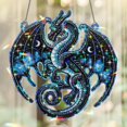 thumbnail image 2 of Lotusprinthandmade Dragon Lovers Custom Shape Star Hologram Ornament 8in, dragon 3d ornament, 3d dragon hologram piece, 2 of 5