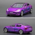 thumbnail image 5 of 1/32 Modelo 3 Diecast Car Toy Modelo 3 Réplica Escala Aleación Modelo 3 Coche de juguete Pull Back Modelo 3 Modelo de coche Coleccionable Modelo 3 Vehículos de juguete Mini Modelo 3 Play Car para niño, 5 of 5