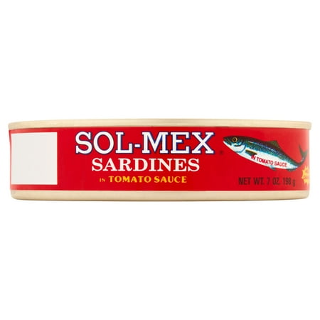 (5 Pack) Sol-Mex Sardines in Tomato Sauce, 7 oz (Best Sardines To Eat)