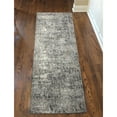 thumbnail image 3 of Livigno 1241 Transitional Striated Grey Runner Polypropylene Area Rug 2'2" x 7'7", 3 of 5