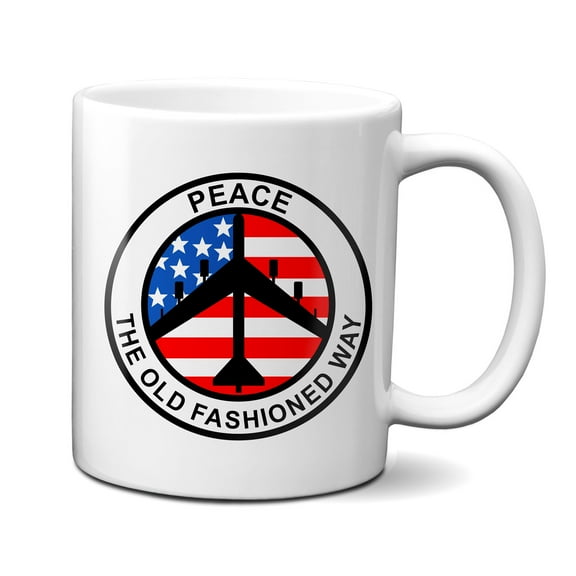 B-52 Peace The Old Fashioned Way Mug