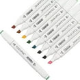 thumbnail image 3 of 60 Pcs Artist Alcohol Markers Dual Tip Art Markers Permanent Alcohol Based Markers With Case For Adult Kids, 3 of 5