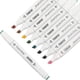 thumbnail image 3 of 30pcs 60 uds. Marcadores de Alcohol para artistas, marcadores artísticos de doble punta, marcadores permanentes a base de Alcohol con estuche para niños adultos, 3 of 5