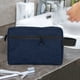 thumbnail image 4 of Neceser plegable impermeable para viajes | Organizador de afeitado y cosméticos de gran capacidad con asa | Bolsa de almacenamiento de tela Oxford para hombre y mujer, 4 of 7