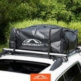 thumbnail image 4 of CARGOSMART CargoSmart Soft Sided Car Top Cargo Bag, 38”x38”x18” – Adds up to 15 Cubic Feet of Storage – Easily Mounts to Vehicle’s Roof Rack or Roof Top Basket – Heavy-Duty Vinyl, Black, 4 of 14
