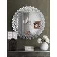 thumbnail image 4 of FrostHike 4 Pack Silver Shiny Rhinestones Wall Plates Bling Light Switch Cover Plate Crystal Decorative Diamond Outlet Covers Durable Switch Covers Decor for Home Ornaments, 4 of 5