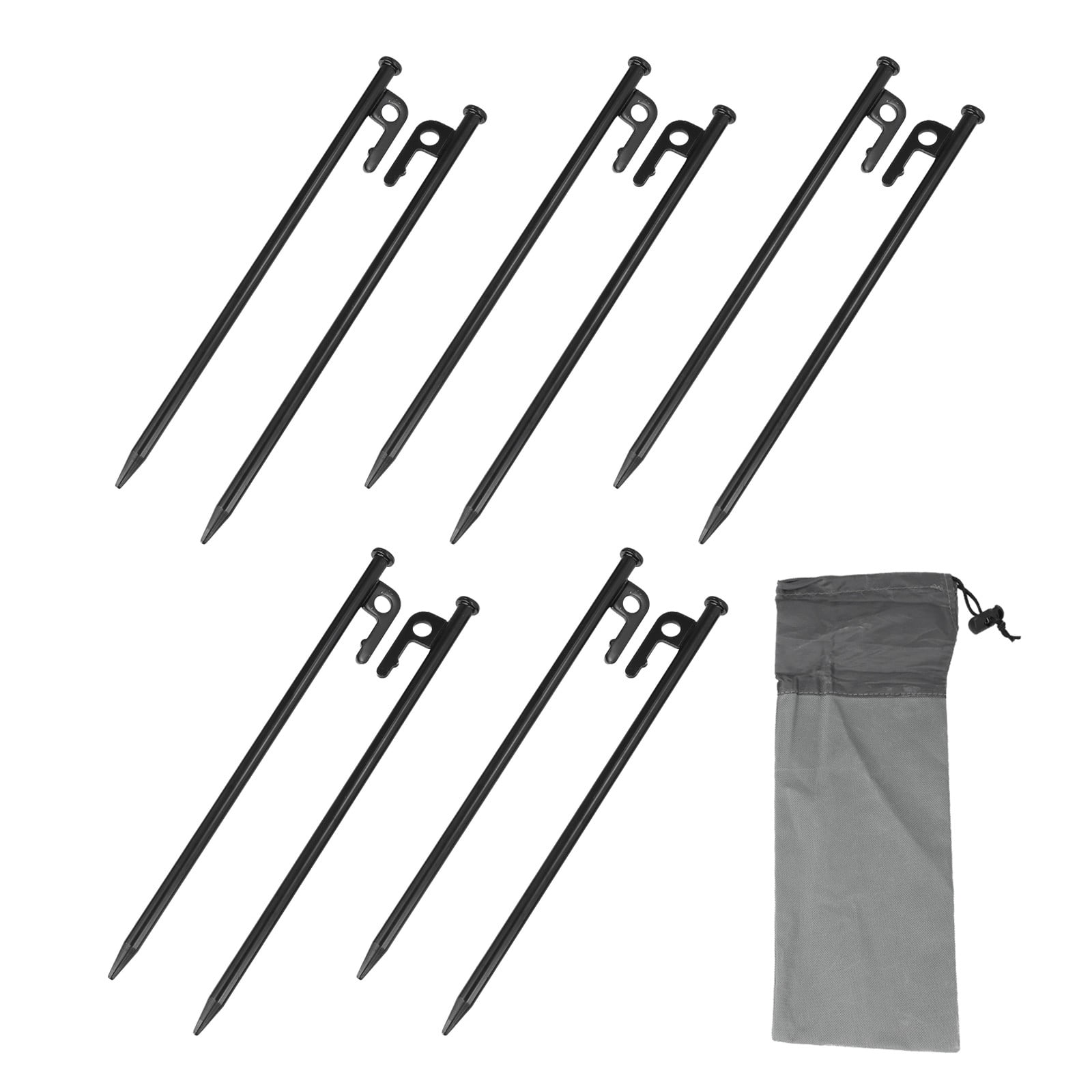Heavy-Duty 30CM Camping Tent Stakes: Strong, Easy-Pull Design for Secure