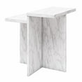 thumbnail image 3 of CosmoLiving by Cosmopolitan Brielle Accent Table, White Faux Marble, 3 of 8
