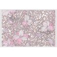 thumbnail image 3 of Dundee Deco's Pink Beige Faux Mosaic PVC 3D Wall Panel, 3.1 ft X 2.1 ft (94cm X 64cm), Interior Design Wall Paneling Decor, Total Coverage 6.5 sq. ft. (0.6 sq. m), 3 of 4