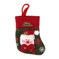 thumbnail image 3 of 2xRetro Calcetín de Navidad Árbol de Navidad Decoración colgante Cubiertos colgantes Macarena Tela no tejida Xas Stocking, 3 of 7