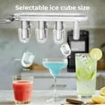 thumbnail image 2 of Countertop Ice Makers,26 Lbs/Day,8 Pcs in 6 Mins,Portable Ice Maker Machine with 1.2L Top Water Tank,Self-Cleaning,Interior Lighting,2 Sizes of Bullet Ice for Home/Office/Party/Kitchen/RV(Black), 2 of 8