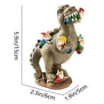 thumbnail image 3 of Clearance TOFOTL Dinosaur Eating Garden Art Outdoor Decor Garden Statues Garden Decor, 3 of 5