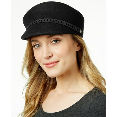 Nine West Felt Newsboy Hat Black