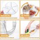 thumbnail image 3 of 5 Removable lines with special Susan organizer-platform, cellar, kitchen, refrigerator, vanity 11-inch round plastic rotating storage container, 3 of 5