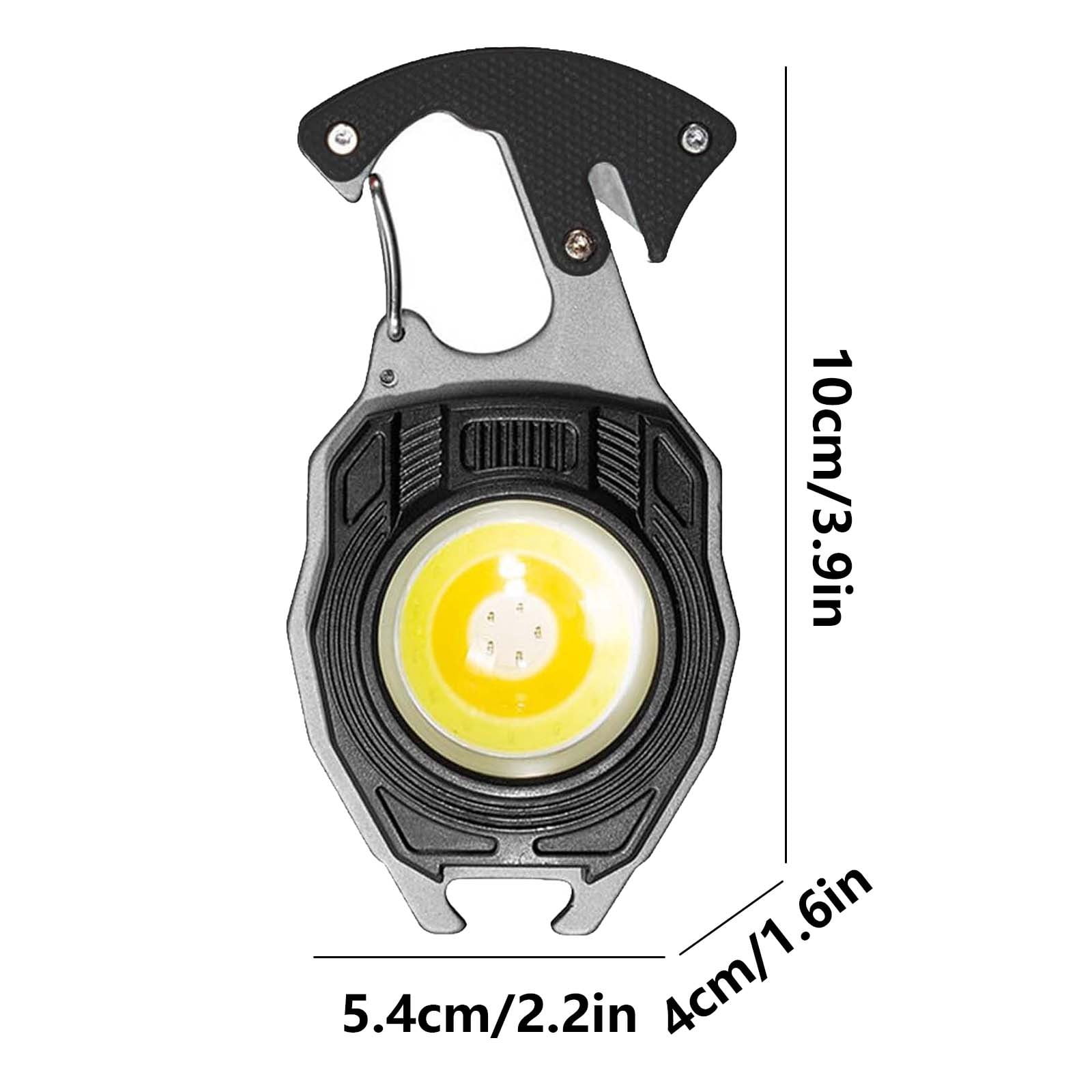 Utilities, Furenl Cob Keychain Work Light Keychain Flashlight 7 Light Modes 1600 Portable Usb Rechargeable Cob Work Light Emergency Light with Folding Bracket and Magnet Base Cam