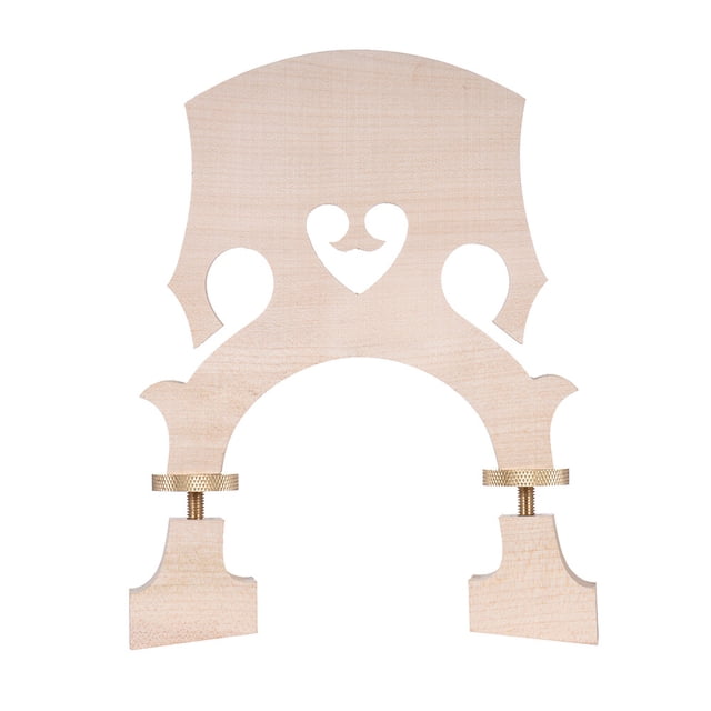 Labymos Standard Maple Bridge Replacement Part for 3/4 Size Double Bass Adjustable Upright Bass Bridge