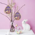 thumbnail image 4 of ABPWLY Wooden Rabbits Hanging Ornament Easter Eggs Decorative Scene Setter Props Clearance Room Decor Canada Days Home and Kitchen Home and Kitchen, 4 of 6