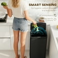 thumbnail image 4 of HOMCOM Sensor Garbage Can with Soft-Close Lid, 12 Gallon Sensor Trash Can, 4 of 10