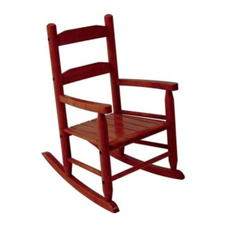 Kids Wood Rocking Chair - KidKraft Kids Wood 2-Slat Rocker Wood Rocking Chair - Cherry | 18122