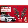 thumbnail image 3 of Kieccall Led Luminous Antlers Car Decoration 5 Antlers Luminous Antlers Brown Car Reindeer Antlers Nose, 3 of 6