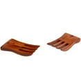 thumbnail image 4 of Lipper International Cherry Finished Wavy Rim Bowl with Salad Hands, 3 Piece Set, 4 of 5
