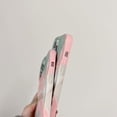 thumbnail image 4 of Pleated Water Ripple Rainbow Contrast Color Soft  for iPhone Case (Pink,iPhone 13 Pro), 4 of 6