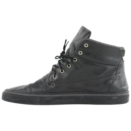 Gucci 224612 Black Leather High Top Sneaker Boot 455ggs33