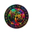 thumbnail image 2 of Father's Men T-Shirt - Cotton Short Sleeve 100% Cotton T Shirt All The People Imagine Living Life In Peace Hippie Tie Dye T-Shirt - Shirts, 2 of 6