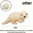 thumbnail image 3 of Sea Otter Stuffed Animal-Praying Otter Animal Plush Toy-Childhood Playmate Doll Birthday Gift for Kids, 3 of 7